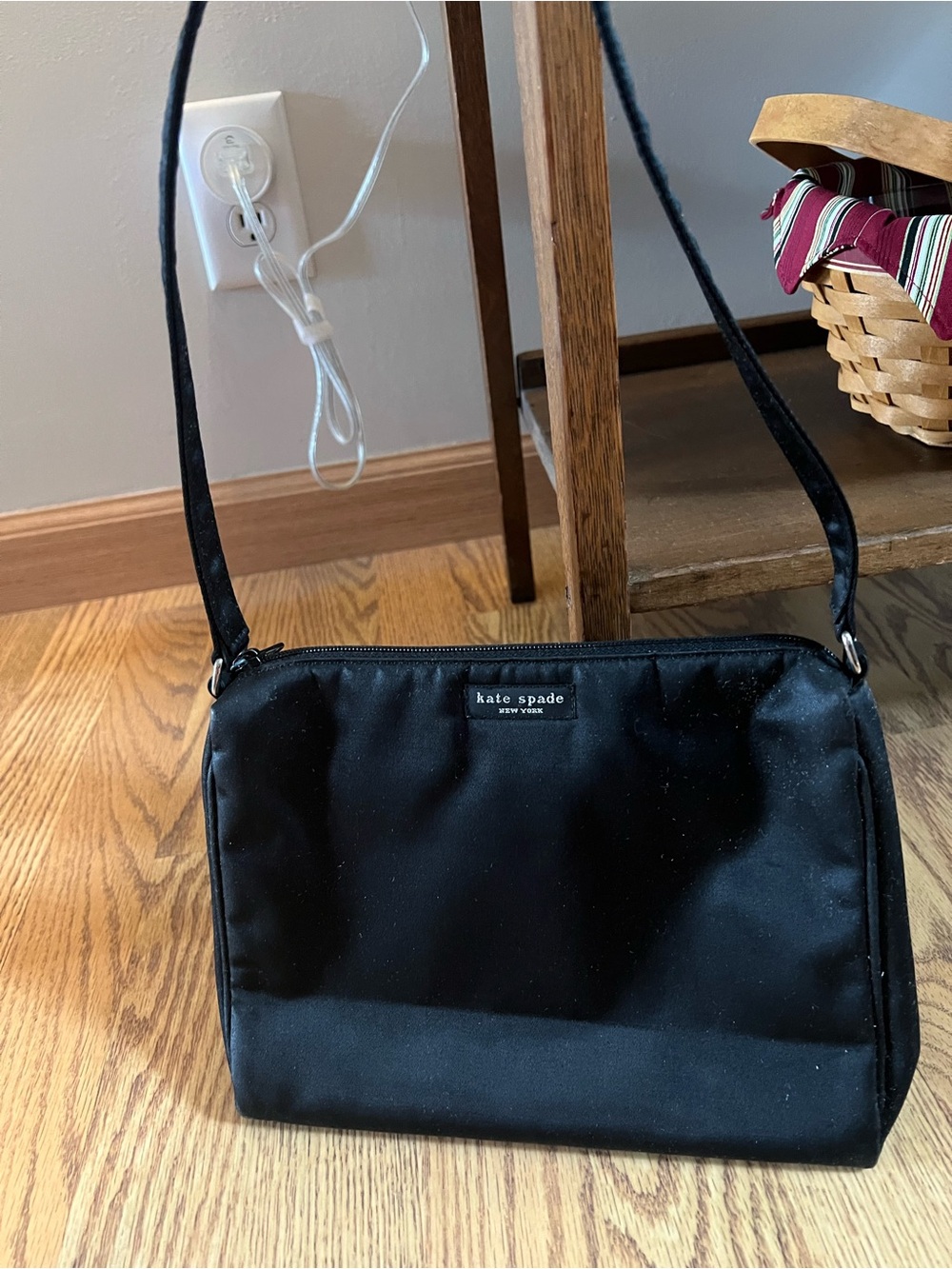 kate spade Black Nylon Shoulder Bag